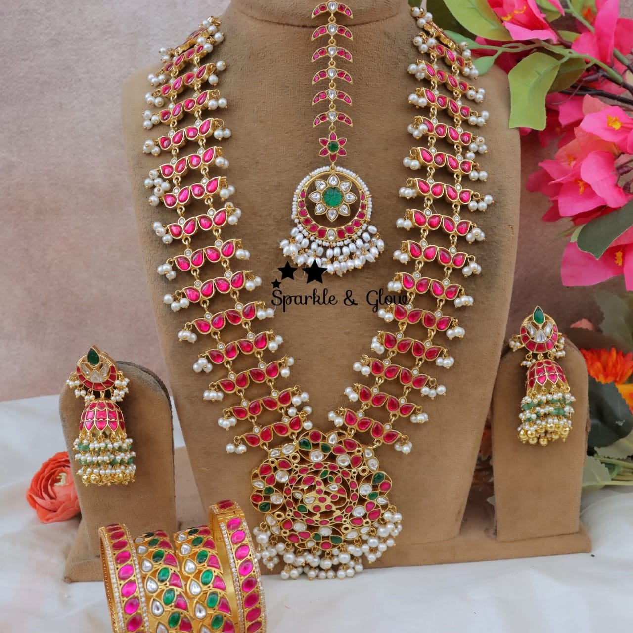 Crsytal Kemp Designer Necklace Set