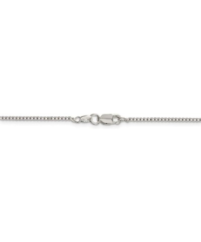 925 Sterling Silver Rhodium Plated Box Chain Necklace Jewelry Gifts for Women in Silver Choice of Lengths 16 20 22 24 30 18 a...