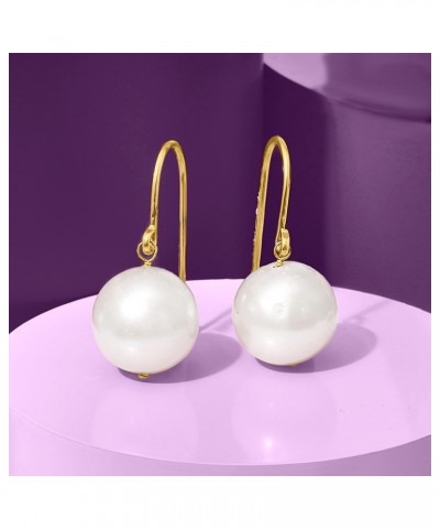 11mm Cultured Pearl Drop Earrings in 14kt Yellow Gold $41.47 Earrings