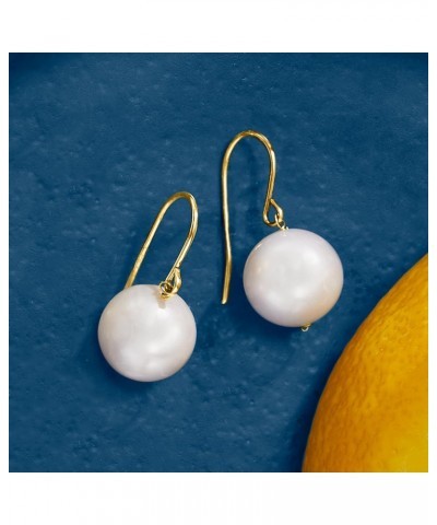 11mm Cultured Pearl Drop Earrings in 14kt Yellow Gold $41.47 Earrings