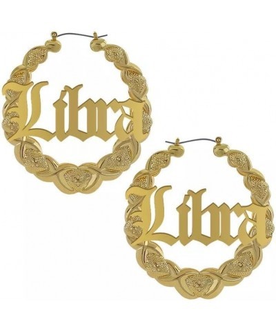 XOXO Bamboo Hoop Earrings - Libra $12.68 Earrings