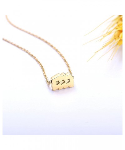 Astrology Necklace for Women 18K Gold Plated 12 Constellation Zodiac Necklace Aries-1 $10.25 Necklaces