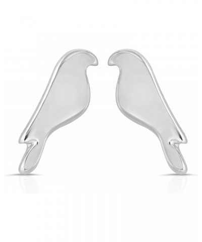 Little Bird Stud Earrings for Women - Sterling Silver Plated Earrings Will Help Troubles Fly Away, Presented on Sentimental M...