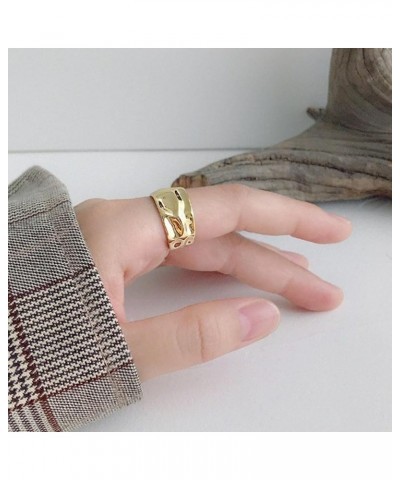 Silver Statement Ring Intertwined Crossover Ring for Women Silver Chunky Ring Fashion Band Rings Multirow Rolling Ring Stylis...