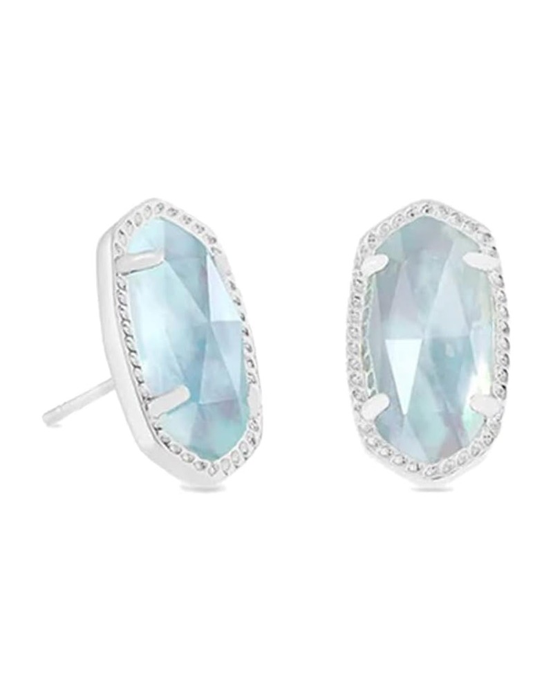 Ellie Stud Earrings for Women, Fashion Jewelry RHODIUM - LIGHT BLUE ILLUSION $33.54 Earrings