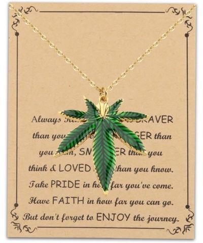 Cutout Marijuana Pot Leaf Necklace Bracelet Marijuana Leaf Pendant Necklace Bracelet Earring Leaf Necklace Green $9.97 Necklaces