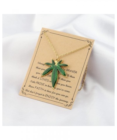 Cutout Marijuana Pot Leaf Necklace Bracelet Marijuana Leaf Pendant Necklace Bracelet Earring Leaf Necklace Green $9.97 Necklaces