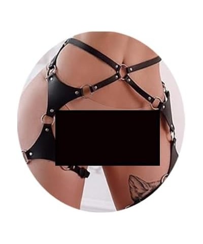 Punk Leather Chain Tassel Body Chain Bkini Harness Chain Stylish Waist Chain Body Jewelry for Women and Girls O $10.88 Body J...