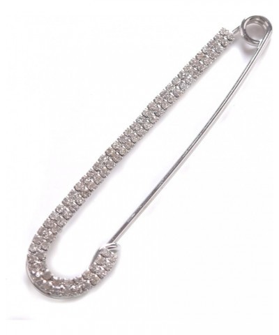 Clothes Pins - Chic Style Brooch Pin Imitated Crystal Simulated Pearl for Women Silver with Crystal $6.93 Brooches & Pins