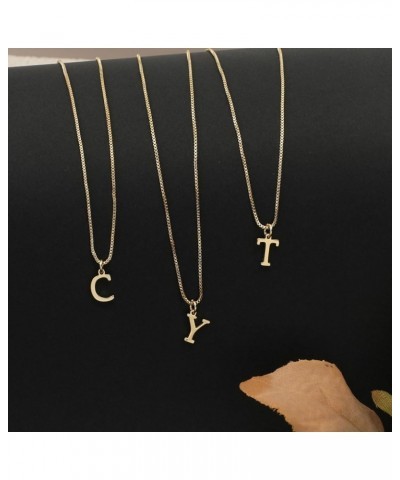 Gold Initial Necklaces for Women, Gold Plated Letter Necklace for Girls, Dainty A-Z Pendant Choker Necklace J-Gold $8.09 Neck...