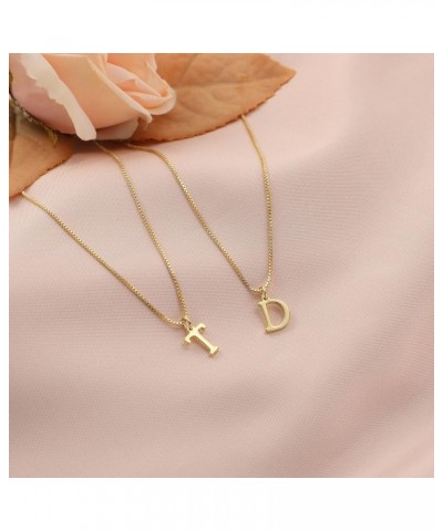 Gold Initial Necklaces for Women, Gold Plated Letter Necklace for Girls, Dainty A-Z Pendant Choker Necklace J-Gold $8.09 Neck...