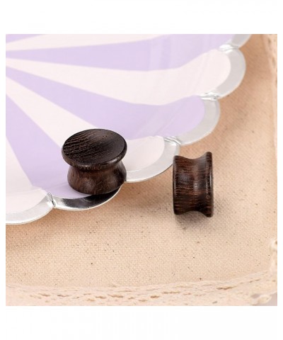 Wood Saddle Plugs Set Natural Ear Gauges Tunnels Plugs Stretchers 0G-30mm 6 PCS | 0G(8mm) $7.94 Body Jewelry