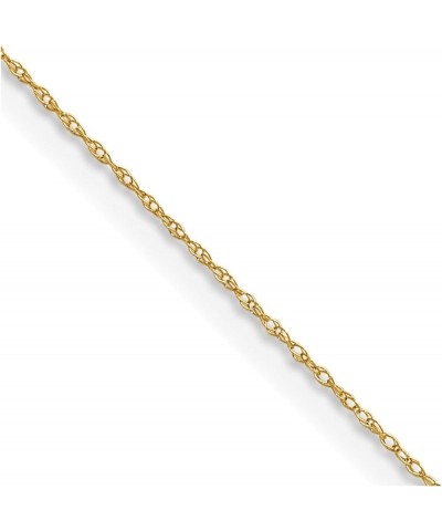 14k Gold .4 mm Carded Cable Rope Chain Necklace for Women 13" to 24 22.0 Inches Yellow Gold $44.65 Necklaces