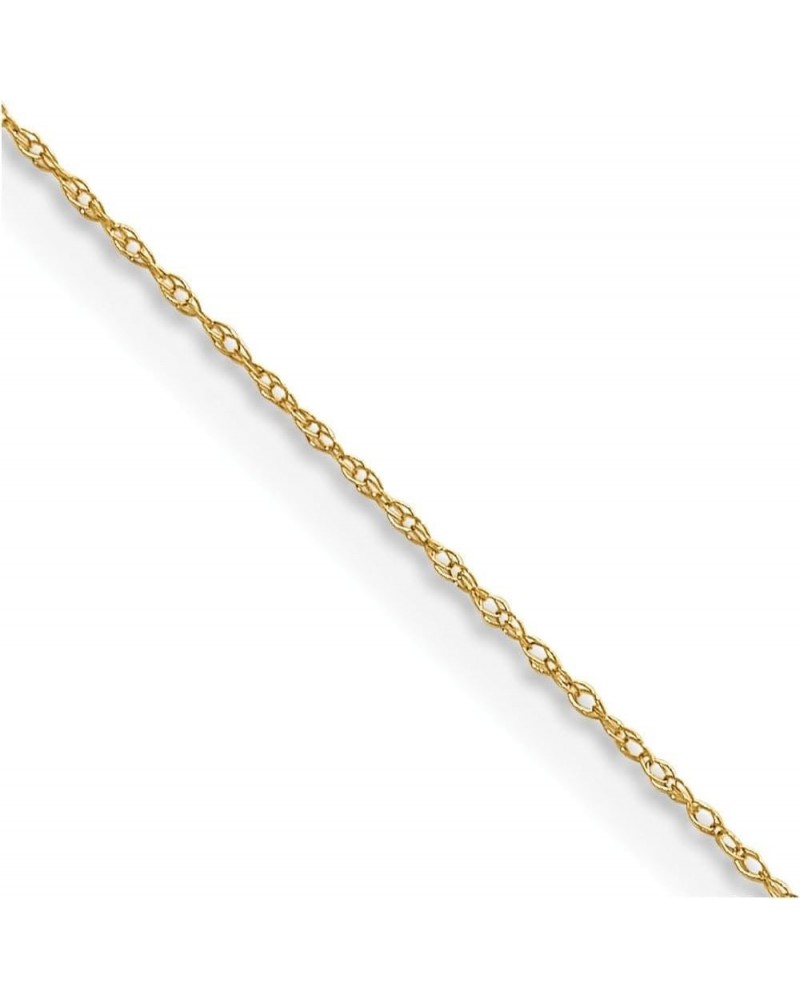 14k Gold .4 mm Carded Cable Rope Chain Necklace for Women 13" to 24 22.0 Inches Yellow Gold $44.65 Necklaces