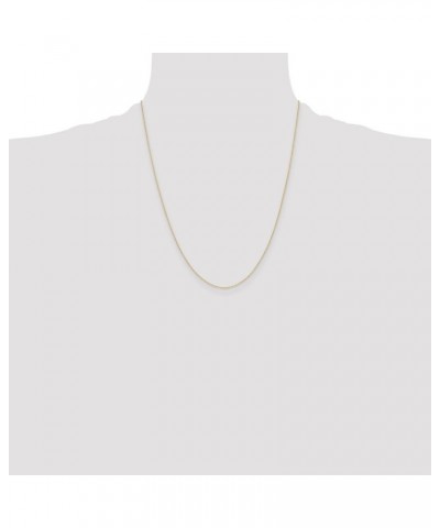 14k Gold .4 mm Carded Cable Rope Chain Necklace for Women 13" to 24 22.0 Inches Yellow Gold $44.65 Necklaces