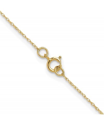 14k Gold .4 mm Carded Cable Rope Chain Necklace for Women 13" to 24 22.0 Inches Yellow Gold $44.65 Necklaces