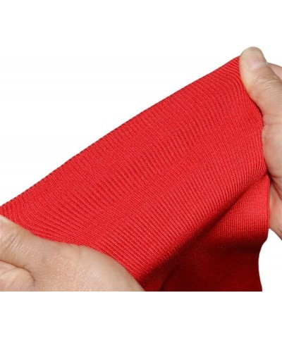 Ribbing Knit Fabric,Rib Cuffs Trim Material for Jacket Pants Sweaters Sewing (Tubular Black, 16x4in) Red 16x4in Tubular $8.54...