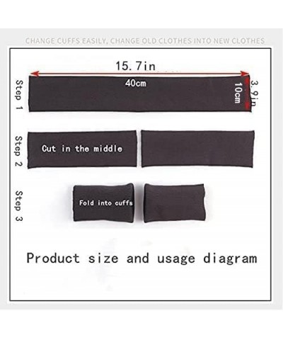 Ribbing Knit Fabric,Rib Cuffs Trim Material for Jacket Pants Sweaters Sewing (Tubular Black, 16x4in) Red 16x4in Tubular $8.54...