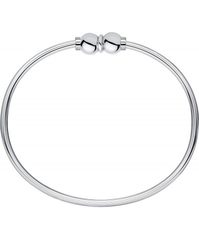 The Traditional Sterling Silver Double Ball Threaded Bracelet from Cape Cod Silver 6.0 Inches $36.40 Bracelets