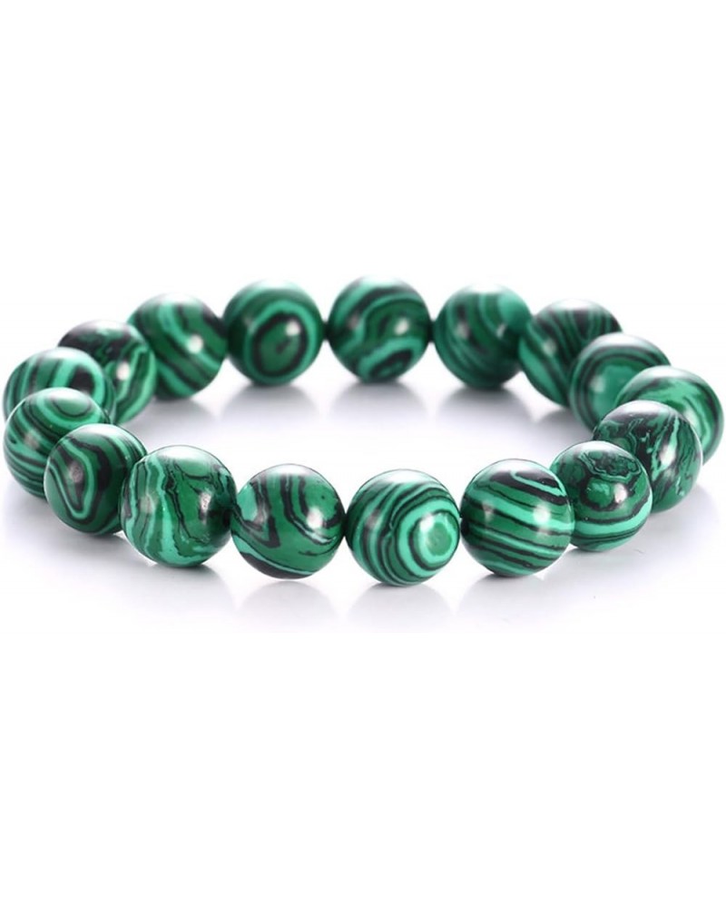 Anxiety Bracelet Green Malachite Bracelets for Women Healing Bracelet Stress Relief Bracelet Green Beaded Bracelet Lucky Weal...