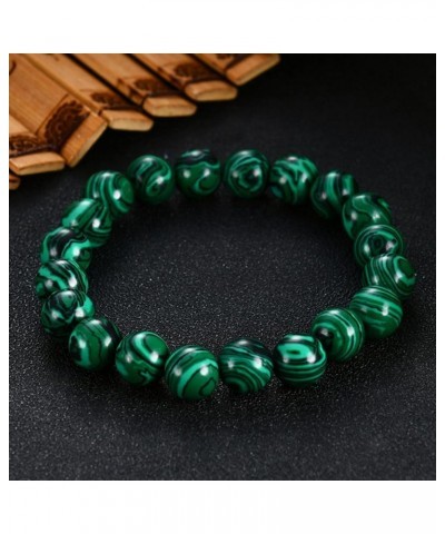 Anxiety Bracelet Green Malachite Bracelets for Women Healing Bracelet Stress Relief Bracelet Green Beaded Bracelet Lucky Weal...