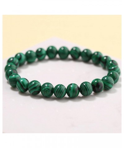 Anxiety Bracelet Green Malachite Bracelets for Women Healing Bracelet Stress Relief Bracelet Green Beaded Bracelet Lucky Weal...