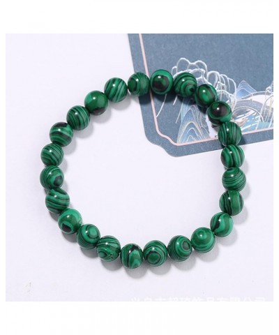 Anxiety Bracelet Green Malachite Bracelets for Women Healing Bracelet Stress Relief Bracelet Green Beaded Bracelet Lucky Weal...