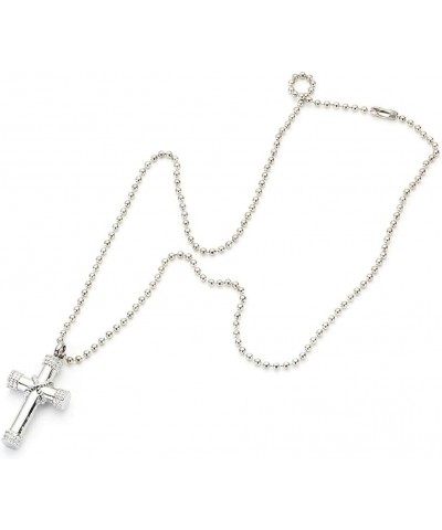 Stainless Steel Crucifix Ashes Urn Necklace Memorial Cremation Jewelry $8.15 Necklaces