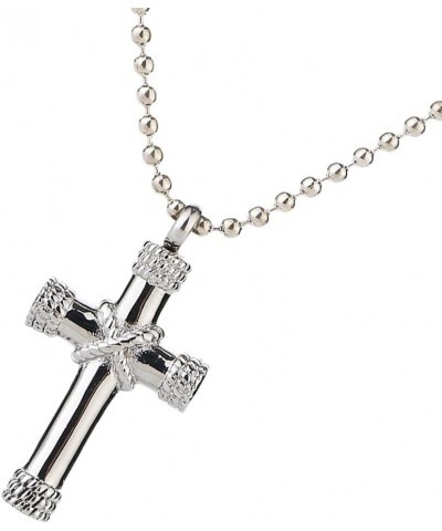 Stainless Steel Crucifix Ashes Urn Necklace Memorial Cremation Jewelry $8.15 Necklaces