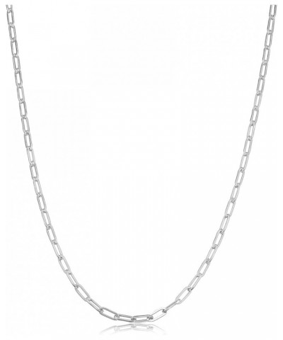 Sterling Silver Polished 2.3 mm Paperclip Chain Necklace for Men and Women 18.0 Inches $28.04 Necklaces