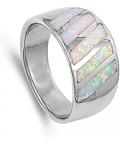 CHOOSE YOUR COLOR Sterling Silver Wide Ring sterling-silver $22.65 Rings