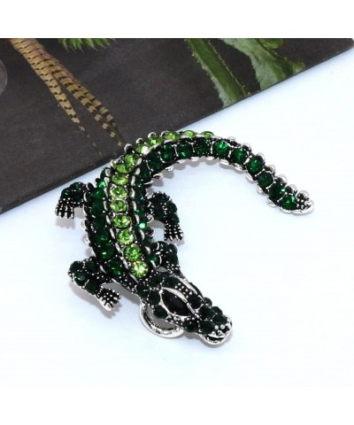 Retro Dragon Crystal Brooch Sparkling Uniquely Stylish 3D Dragon Shape Rhinestone Brooch Pin Gothic Punk Fashion Jewelry Gift...