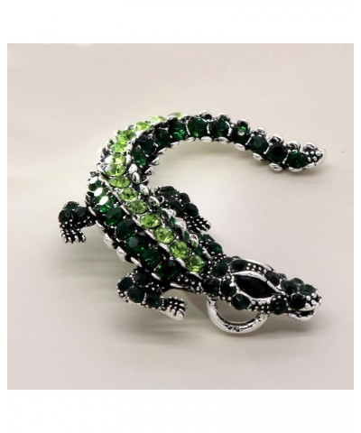 Retro Dragon Crystal Brooch Sparkling Uniquely Stylish 3D Dragon Shape Rhinestone Brooch Pin Gothic Punk Fashion Jewelry Gift...