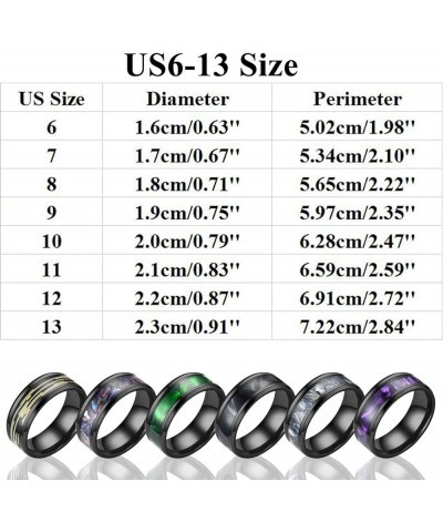 Mens Women Wedding Rings Fashion Jewelry Engagement Rings Opal Sapphire Bridal Band Promise Rings (Blue-a, 7) Blue-a 13 $5.27...