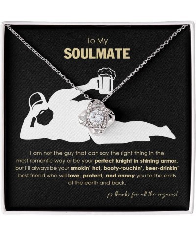 To My Soulmates Necklace, Soulmate Necklace For Women, Soulmate Necklace For Women To My Wife Necklace From Husband, Soulmate...