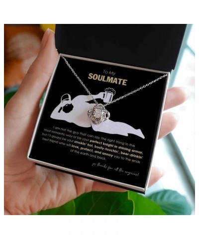 To My Soulmates Necklace, Soulmate Necklace For Women, Soulmate Necklace For Women To My Wife Necklace From Husband, Soulmate...