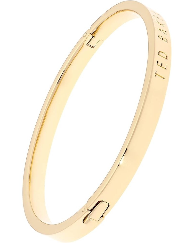 Clemina Hinge Metallic Bangle Gold Tone Small $36.00 Bracelets