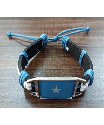 Flag Bracelet Ukraine United States Uruguay Ethiopia's Regional Flag Leather Bracelet (Color : Portugal) Uruguay $18.19 Brace...