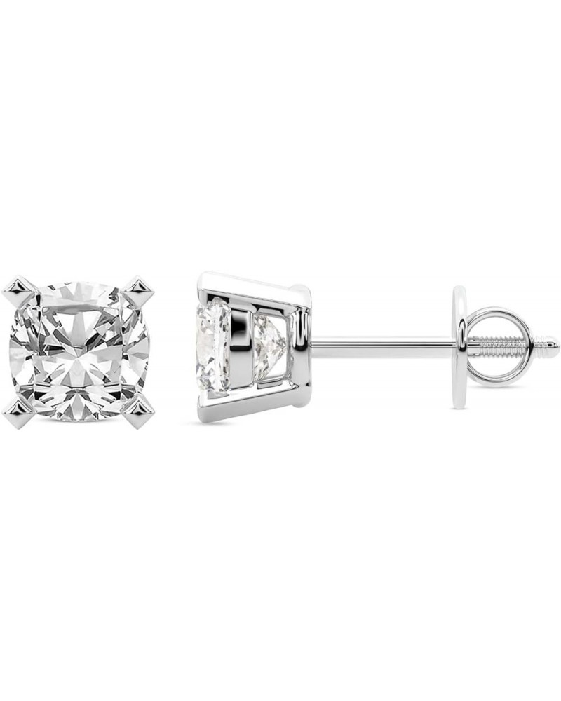 1/6 Carat- 12 Carat Lab Grown Diamond Earrings | IGI Certified Solitaire Lab Diamond Stud Earrings 4 Prong | F-G Color, VS1-V...