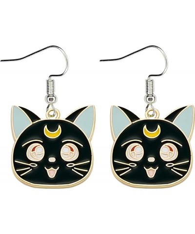 Cartoon Sailo Moon Cat Zinc Alloy TV Movies Earrings for Girls and Women 4 $5.89 Earrings