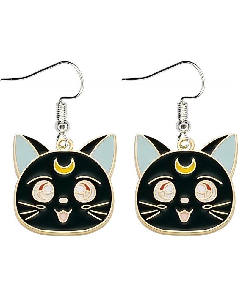 Cartoon Sailo Moon Cat Zinc Alloy TV Movies Earrings for Girls and Women 4 $5.89 Earrings