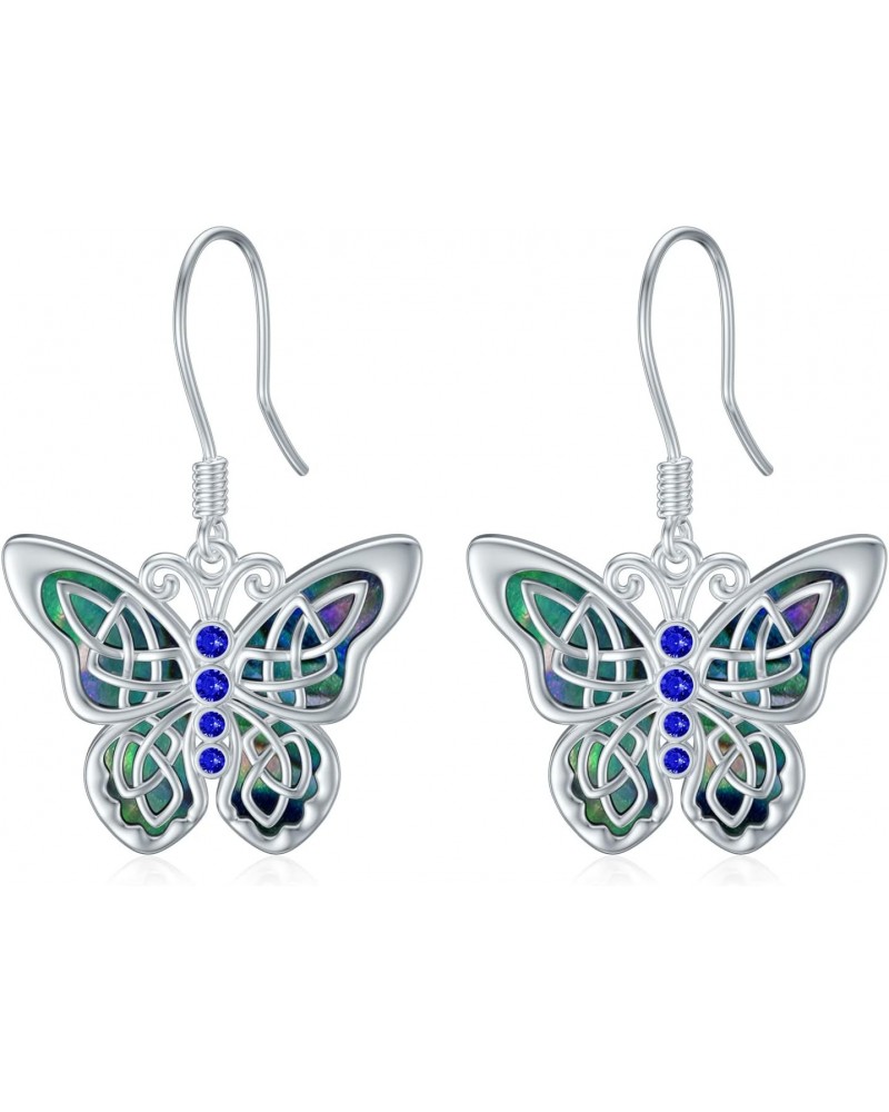 Hypoallergenic 925 Sterling Silver Butterfly Dangle Earrings, Butterfly Gifts for Women Her $10.75 Earrings