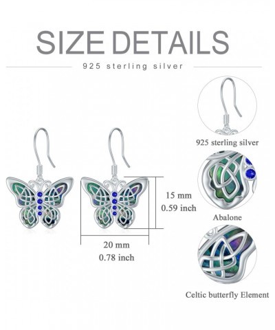 Hypoallergenic 925 Sterling Silver Butterfly Dangle Earrings, Butterfly Gifts for Women Her $10.75 Earrings