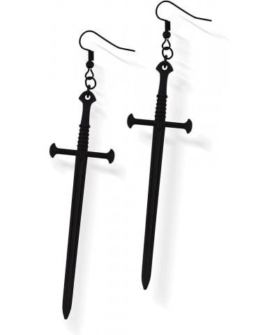 Gothic Dagger Sword Earrings, Sword Earrings Dangle, Knife Earrings, Goth Earrings, Gothic Earrings, Halloween Christmas New ...