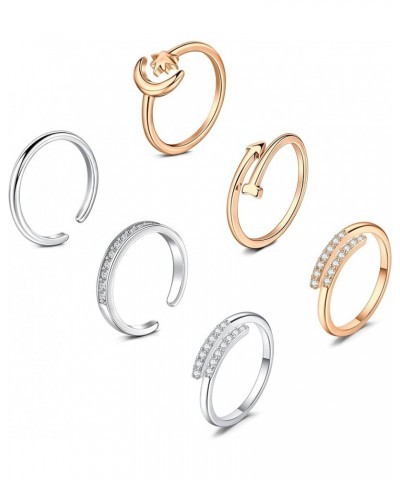 Stainless Steel Toe Rings and Anklets for Women 3 toe ring $10.79 Anklets