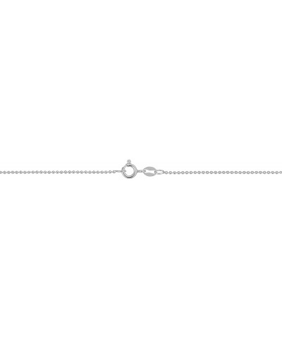 Yellow Gold Plated Silver or Sterling Silver Bead Ball Chain Necklace For Women (1 mm, 1.2 mm, 1.5 mm or 1.8 mm - Sizes from ...