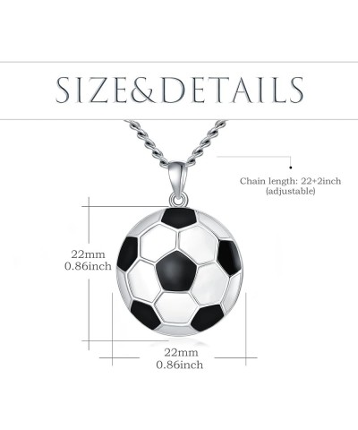 Sterling Silver Sport Necklaces Baseball/Football/Volleyball/Soccer/Hockey/Tennis/Basketball/Gymnastics/Badminton Necklace I ...