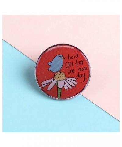 Hold On for One More Day Enamel Pins for Backpacks Cute Lapel Funny Brooch Gift $5.49 Brooches & Pins