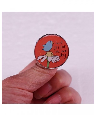 Hold On for One More Day Enamel Pins for Backpacks Cute Lapel Funny Brooch Gift $5.49 Brooches & Pins