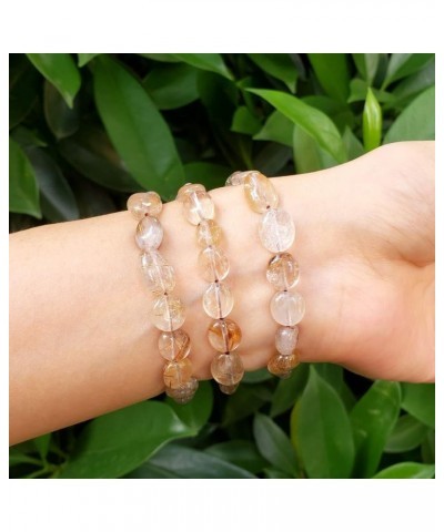 1pc Natural Stretch Gemstone Bracelet 7mm-10mm Free Form Bead 7 Inch 7.5 Inch Healing Crystal Engergy Quartz Chakras Jewelry ...